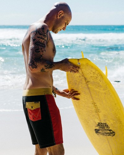 Billabong Wrangler Icons Lo Tides Boardshorts 17" Crimson | VAMGFL-213