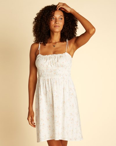 Billabong Wrangler Little Damsel Mini Šaty Salt Crystal | IBPLJX-190
