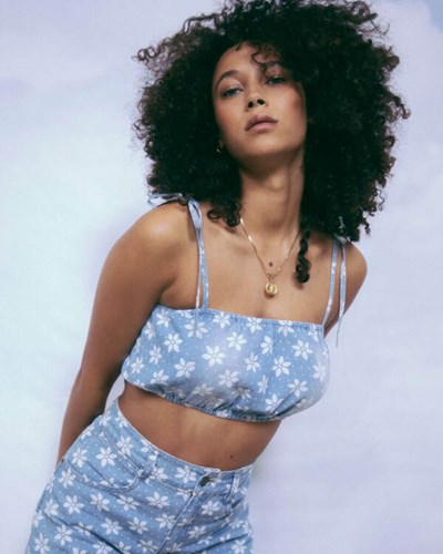 Billabong Wrangler Perfect Pair Crop Top Blankyt | SPZVYI-528