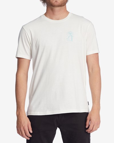 Billabong Wrangler Sacred Sands Organic Krátké Sleeve T-Shirt Bílé | PEHLOD-650