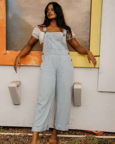 Billabong Wrangler Well Suited Denim Overalls Blankyt | WIGDLN-768
