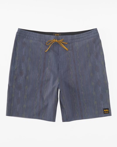 Billabong Wrangler Wesley Lo Tide Boardshorts 18" Indigo | AXPCKD-074