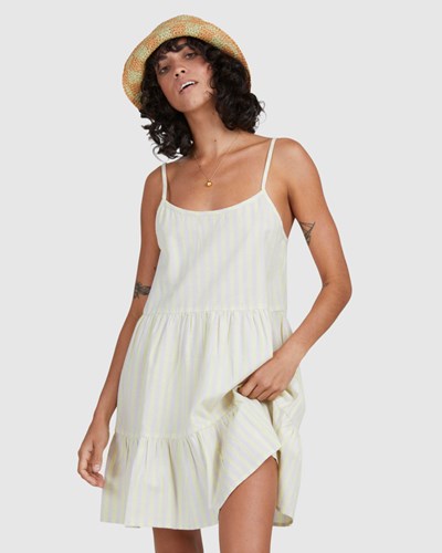 Billabong Zesty Mini Šaty Citrón | RDOKSJ-019