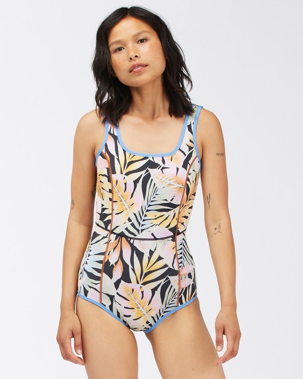 Billabong 1/1 Seeker Reversible Bez Rukávů Spring Suit Paradise Multi | TXZKLF-912