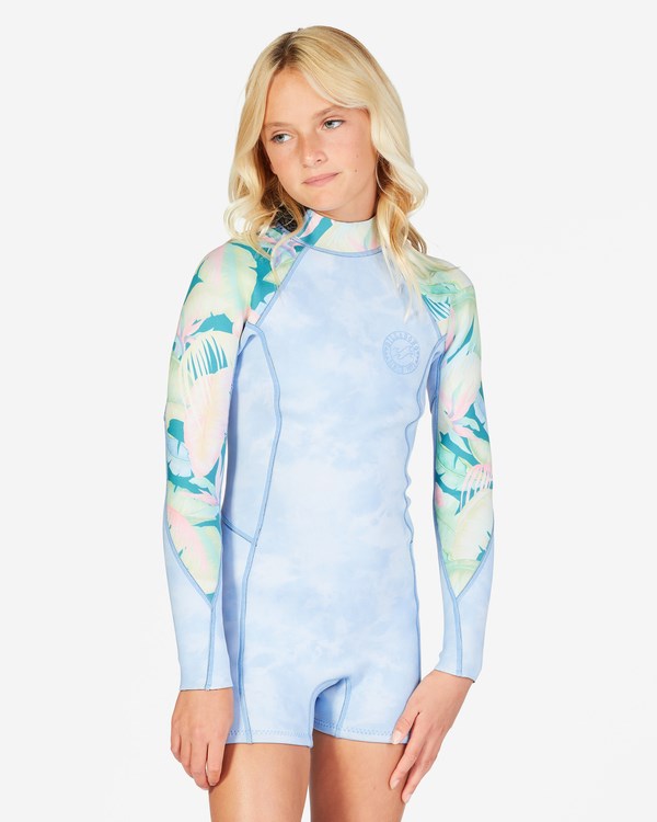 Billabong 1/1 Spring Fever Spring Suit Blankyt Světle Modré | HZWYVR-584
