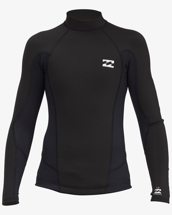 Billabong 1mm Absolute Poly Lite Wetsuit Jacket Černé | USTCPG-319