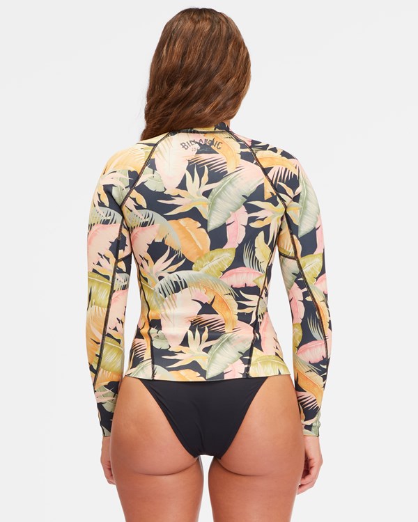 Billabong 1mm Peeky Wetsuit Jacket Jungle Night | PGHLQR-641