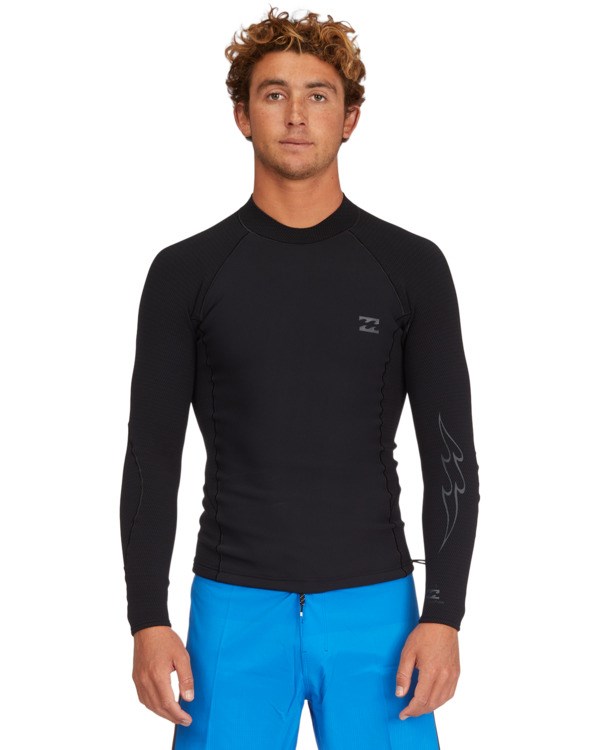 Billabong 1mm Revolution Natural Wetsuit Jacket Černé | ELKVNC-401