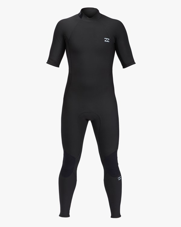 Billabong 2/2 Absolute Back Zip Krátké Sleeve Full Wetsuit Černé | GCIOQJ-650