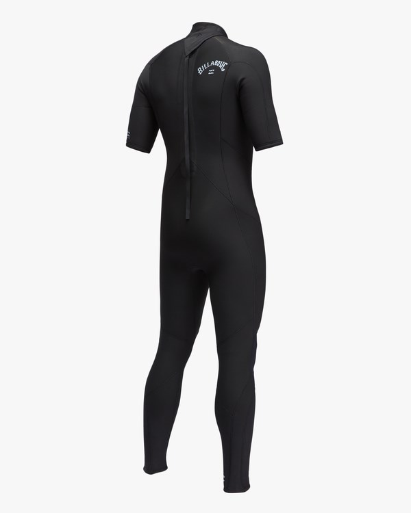Billabong 2/2 Absolute Back Zip Krátké Sleeve Full Wetsuit Černé | GCIOQJ-650