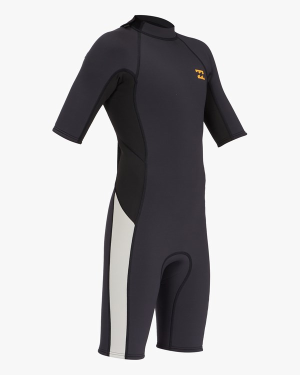 Billabong 2/2 Absolute Back Zip Krátké Sleeve Spring Suit Černé | HJAYEK-920