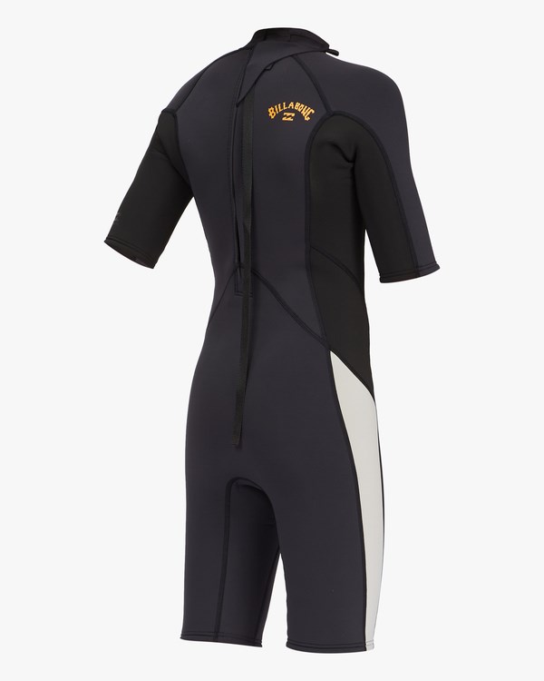 Billabong 2/2 Absolute Back Zip Krátké Sleeve Spring Suit Černé | HJAYEK-920