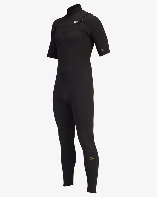 Billabong 2/2 Revolution Pro Chest Zip Krátké Sleeve Full Wetsuit Černé Olivy Zelené | GYMEIF-280