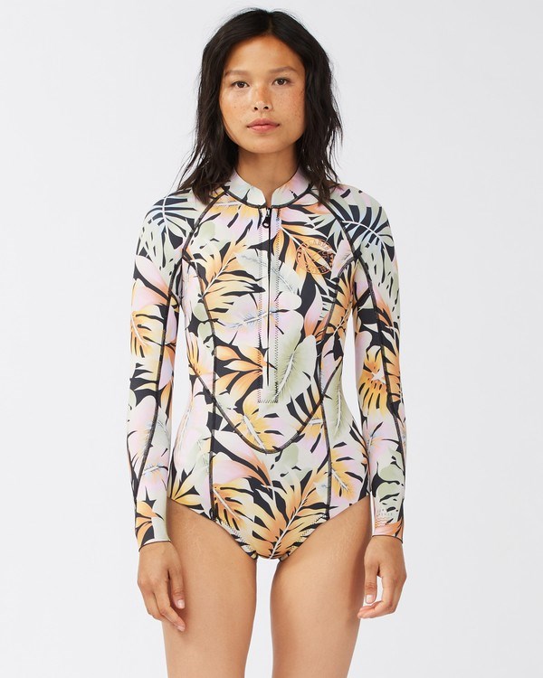 Billabong 2/2 Salty Dayz Long Sleeve Spring Suit Černé | OBMTRS-265