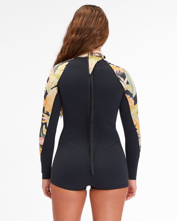 Billabong 2/2 Spring Fever Long Sleeve Spring Suit Jungle Night | HDZEOP-463
