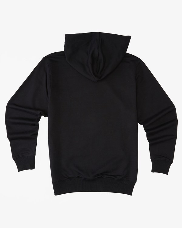 Billabong (2-7) All Day Organic Pullover Hoodie Black/Black | MVLDFY-472