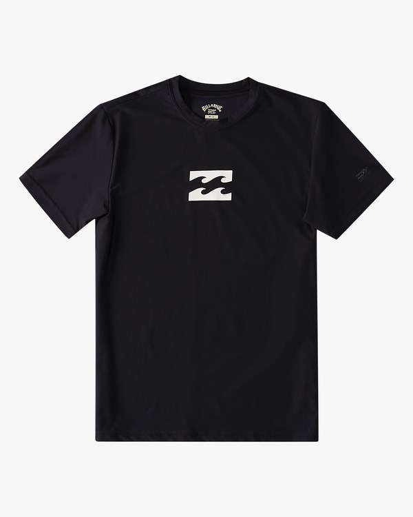 Billabong (2-7) All Day Wave Loose Fit Krátké Sleeve Surf Tee Černé | ZRDAHU-013