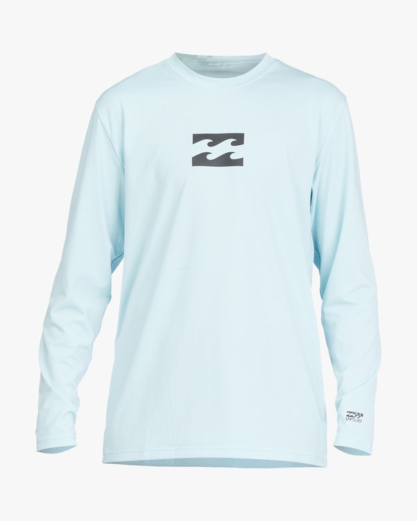 Billabong (2-7) All Day Wave Loose Fit Long Sleeve Surf Tee Coastal | HZLRDU-120