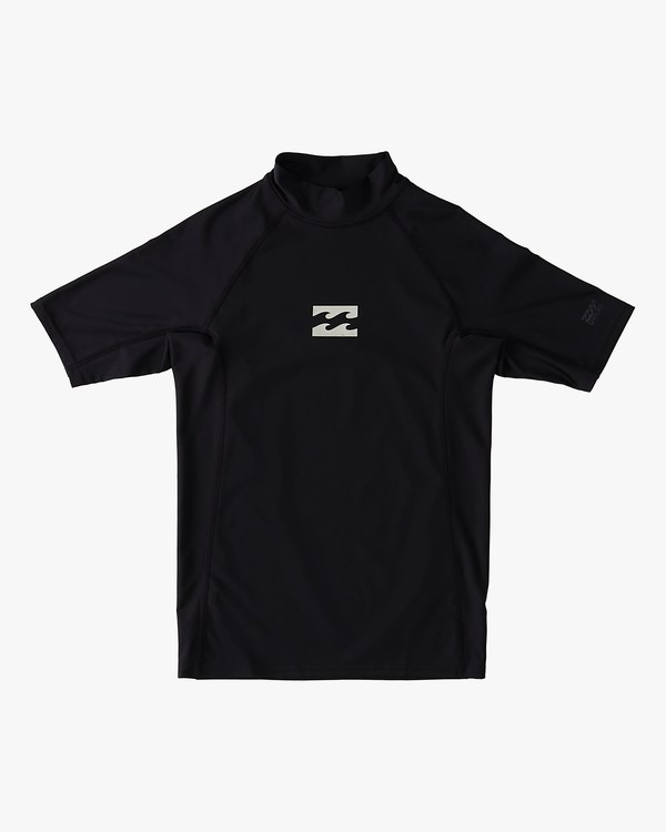 Billabong (2-7) All Day Wave Performance Fit Krátké Sleeve Rashguard Černé | GQPBNM-158