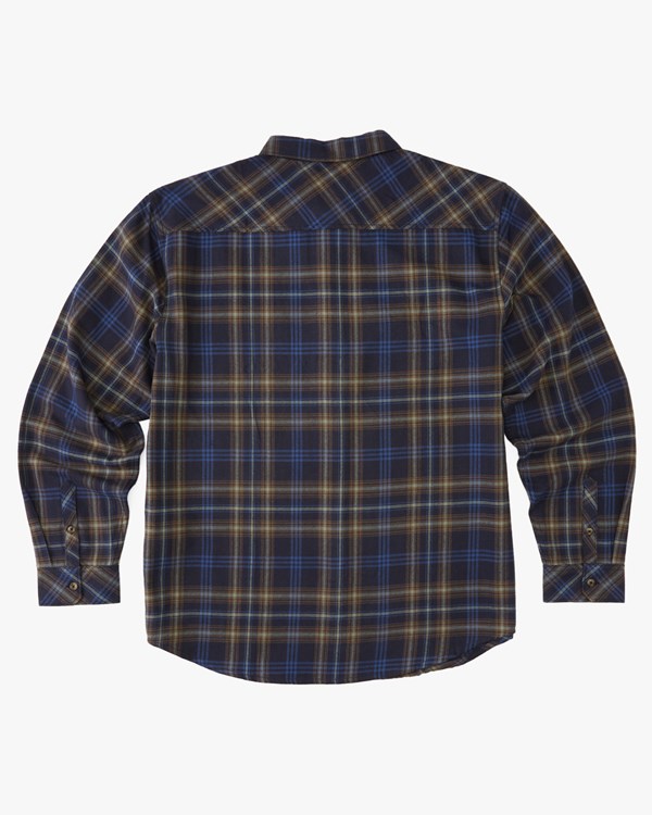 Billabong (2-7) Coastline Flannel Shirt Midnight | VGAWPI-201