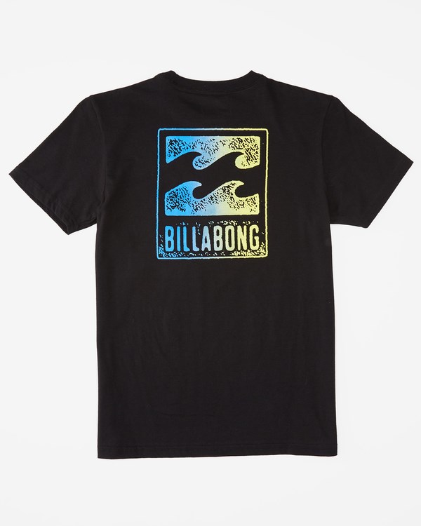 Billabong (2-7) Crayon Wave Krátké Sleeve T-Shirt Černé | MGLOWJ-206
