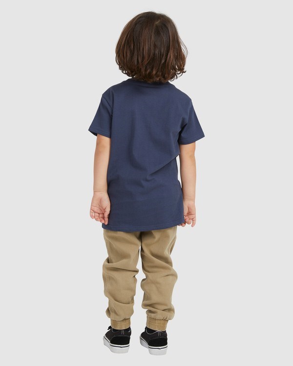 Billabong (2-7) Groms Diamond Wave Krátké Sleeve T-Shirt Denim | SOIHCU-962