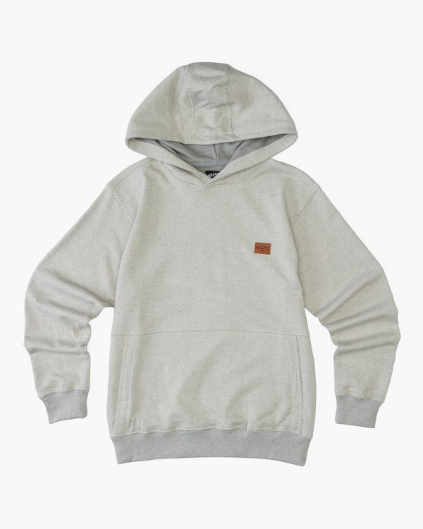Billabong (2-7) Hudson Pullover Hoodie Fog | DQLIJA-754