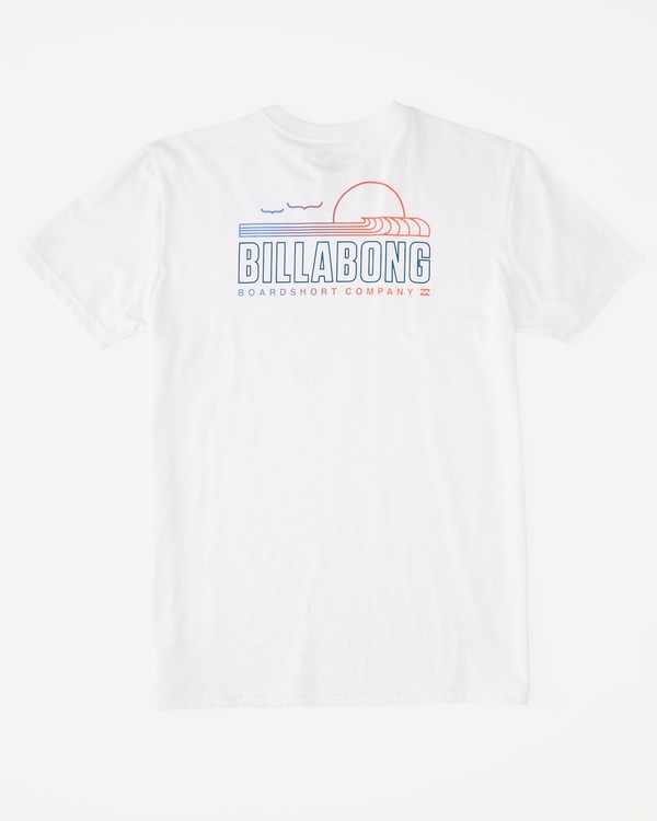 Billabong (2-7) Lounge Krátké Sleeve T-Shirt Bílé | FUZRJH-082