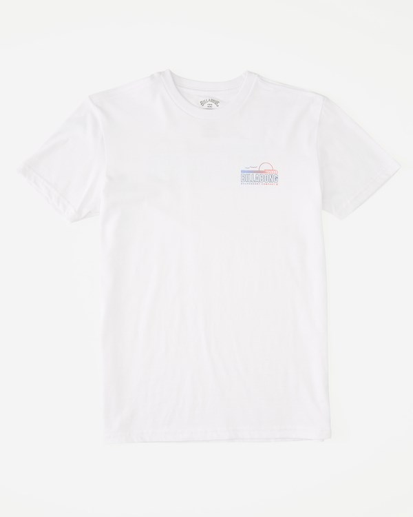 Billabong (2-7) Lounge Krátké Sleeve T-Shirt Bílé | FUZRJH-082