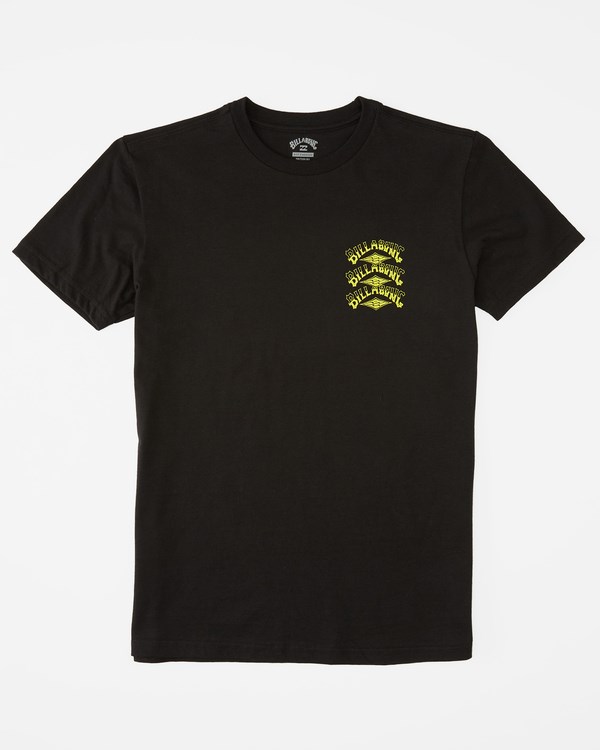 Billabong (2-7) Providence Krátké Sleeve T-Shirt Černé | STXEQL-570