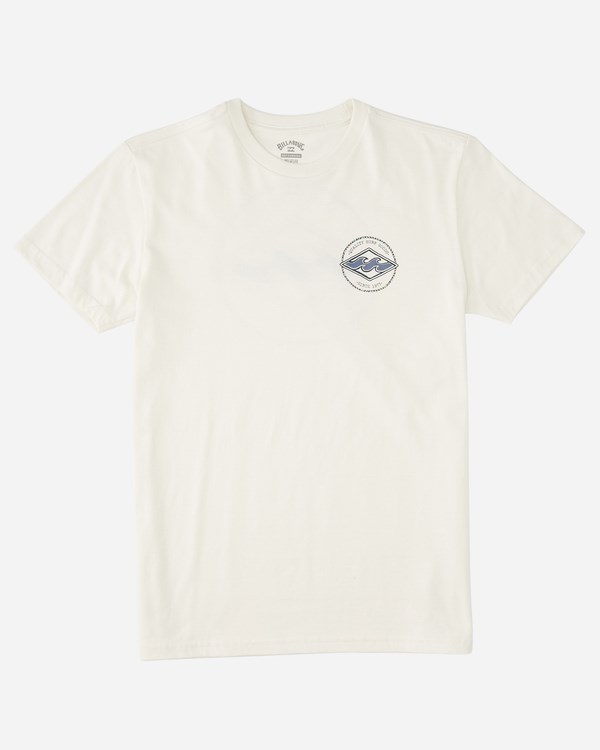 Billabong (2-7) Rotor Diamond Krátké Sleeve T-Shirt Bílé | CXVWOP-786