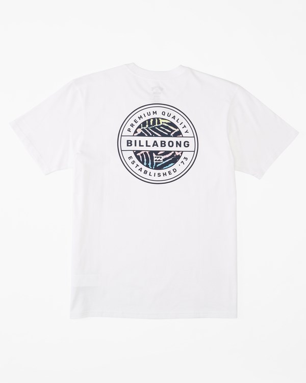 Billabong (2-7) Rotor Krátké Sleeve T-Shirt Bílé | JRKVLA-579
