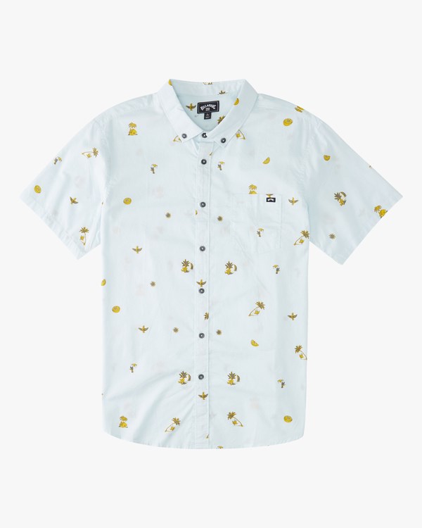 Billabong (2-7) Sundays Mini Krátké Sleeve Shirt Blankyt | DTHRKF-302
