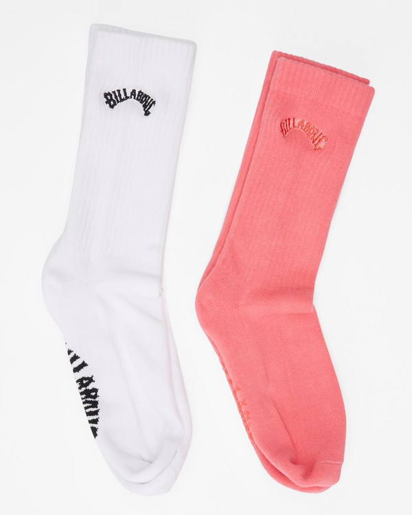 Billabong 2-Pack Sportovní Crew Socks Růžové | BGJFOI-024