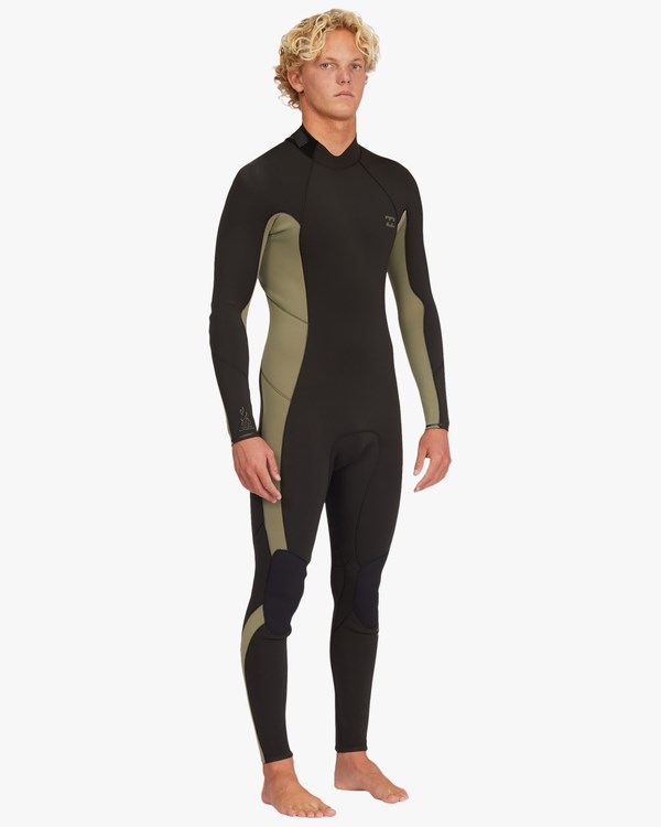 Billabong 3/2 Absolute Back Zip Full Wetsuit Military | AMEPYU-782