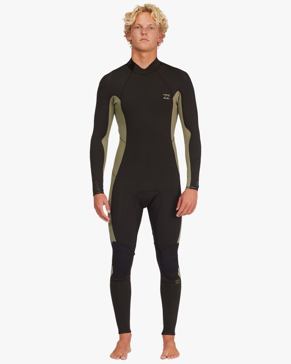 Billabong 3/2 Absolute Back Zip Full Wetsuit Military | AMEPYU-782