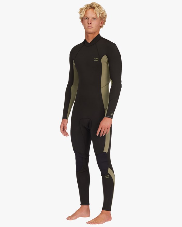 Billabong 3/2 Absolute Back Zip Full Wetsuit Military | AMEPYU-782