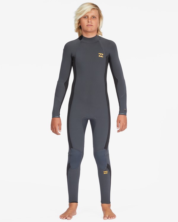 Billabong 3/2 Absolute Back Zip Full Wetsuit Neon Night | ELIUFB-691