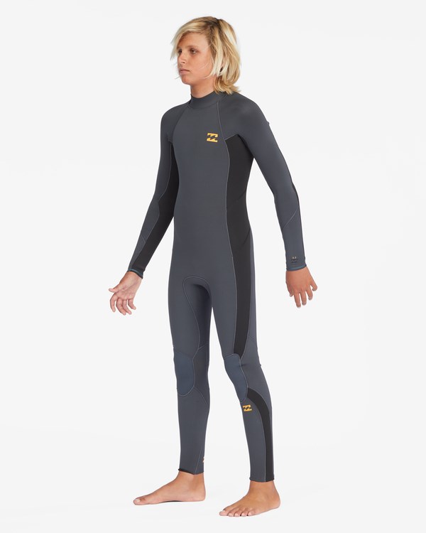Billabong 3/2 Absolute Back Zip Full Wetsuit Neon Night | ELIUFB-691