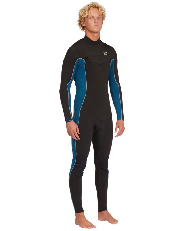 Billabong 3/2 Absolute Chest Zip Full Wetsuit Lagoon | QTSNKY-762