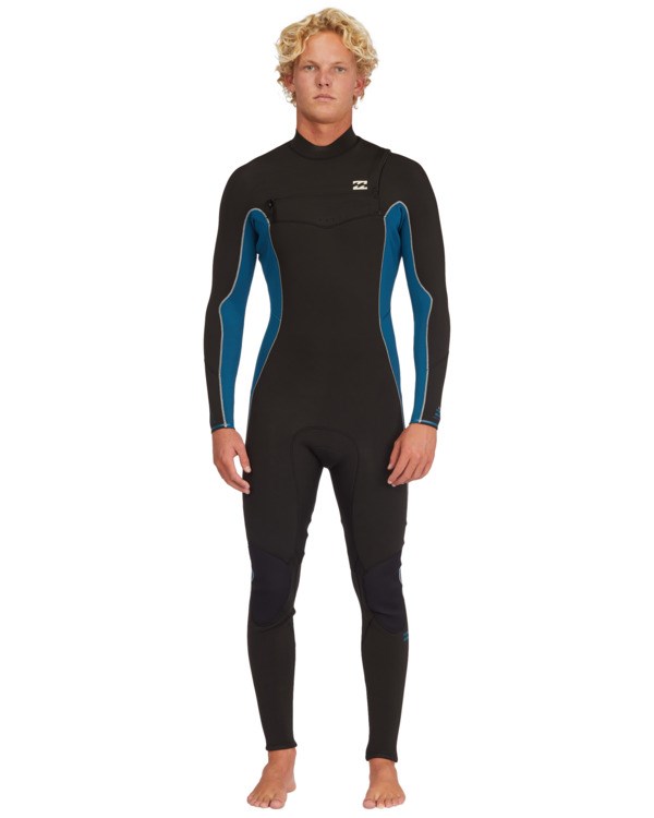 Billabong 3/2 Absolute Chest Zip Full Wetsuit Lagoon | QTSNKY-762