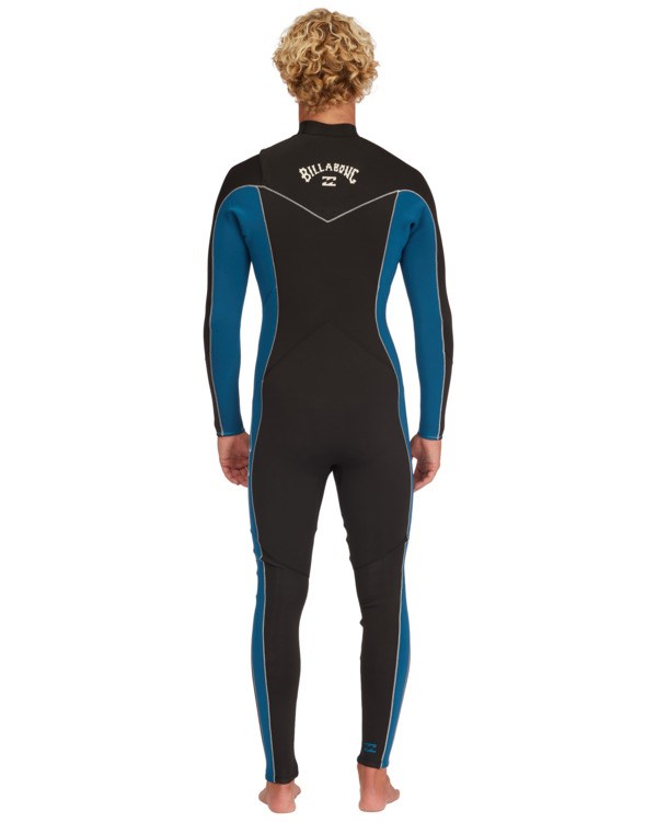 Billabong 3/2 Absolute Chest Zip Full Wetsuit Lagoon | QTSNKY-762