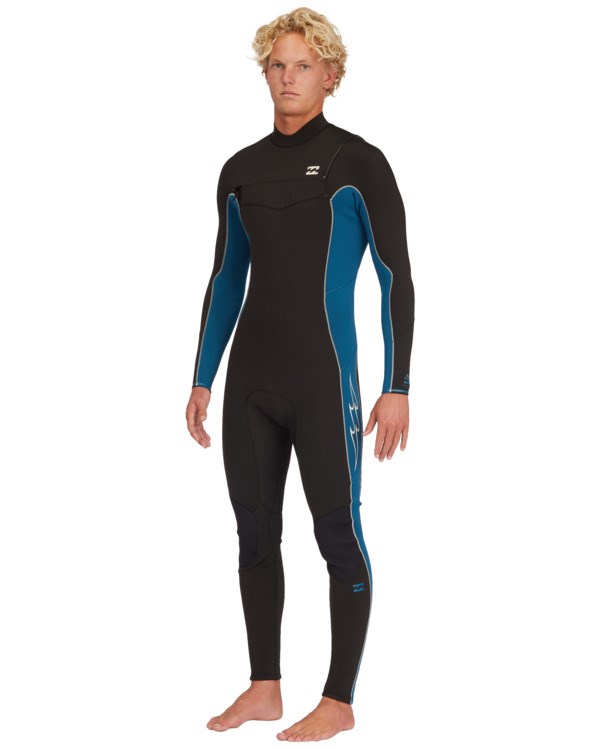 Billabong 3/2 Absolute Chest Zip Full Wetsuit Lagoon | QTSNKY-762
