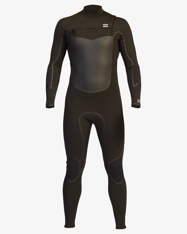 Billabong 3/2 Absolute Plus Chest Zip Full Wetsuit Černé | DVZRXE-475