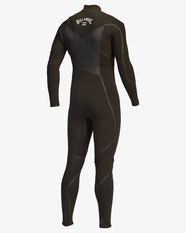 Billabong 3/2 Absolute Plus Chest Zip Full Wetsuit Černé | DVZRXE-475