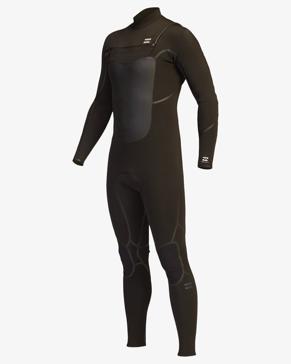 Billabong 3/2 Absolute Plus Chest Zip Full Wetsuit Černé | DVZRXE-475