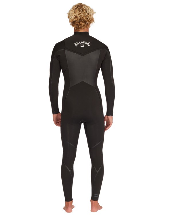 Billabong 3/2 Absolute Plus Chest Zip Full Wetsuit Černé | GSLBZF-625
