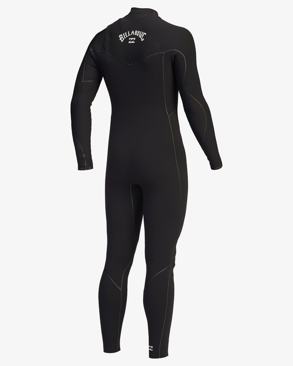 Billabong 3/2 Furnace Chest Zip Full Wetsuit Černé | ODGJCP-983