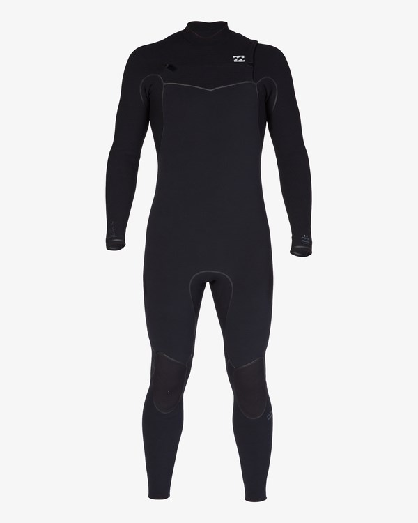 Billabong 3/2 Furnace Chest Zip Full Wetsuit Černé | TBNMXG-280