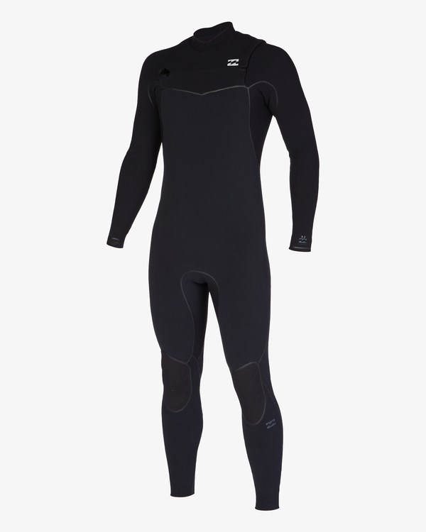 Billabong 3/2 Furnace Chest Zip Full Wetsuit Černé | TBNMXG-280